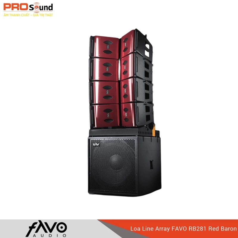 Loa Line Array FAVO RB281 Red Baron