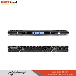Amplifier 4 kênh Powersoft X4 DSP + ETH
