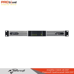Amplifier 4 kênh với DSP Powersoft Quattrocanali 2404 DSP