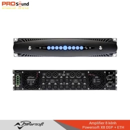 Amplifier 8 kênh  Powersoft X8 DSP + ETH
