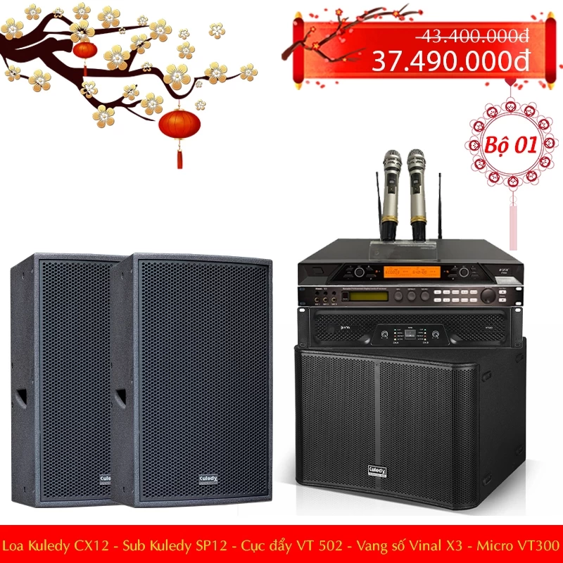 [Bộ 1] Dàn karaoke khuyến mãi tết Kuledy CX12