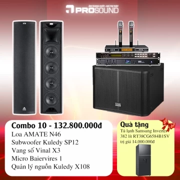 Bộ karaoke khuyến mại 8-3 Amate N46  (Bộ 10)