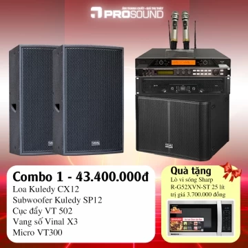 Dàn karaoke khuyến mãi 8-3 Kuledy CX12 (Bộ 1)