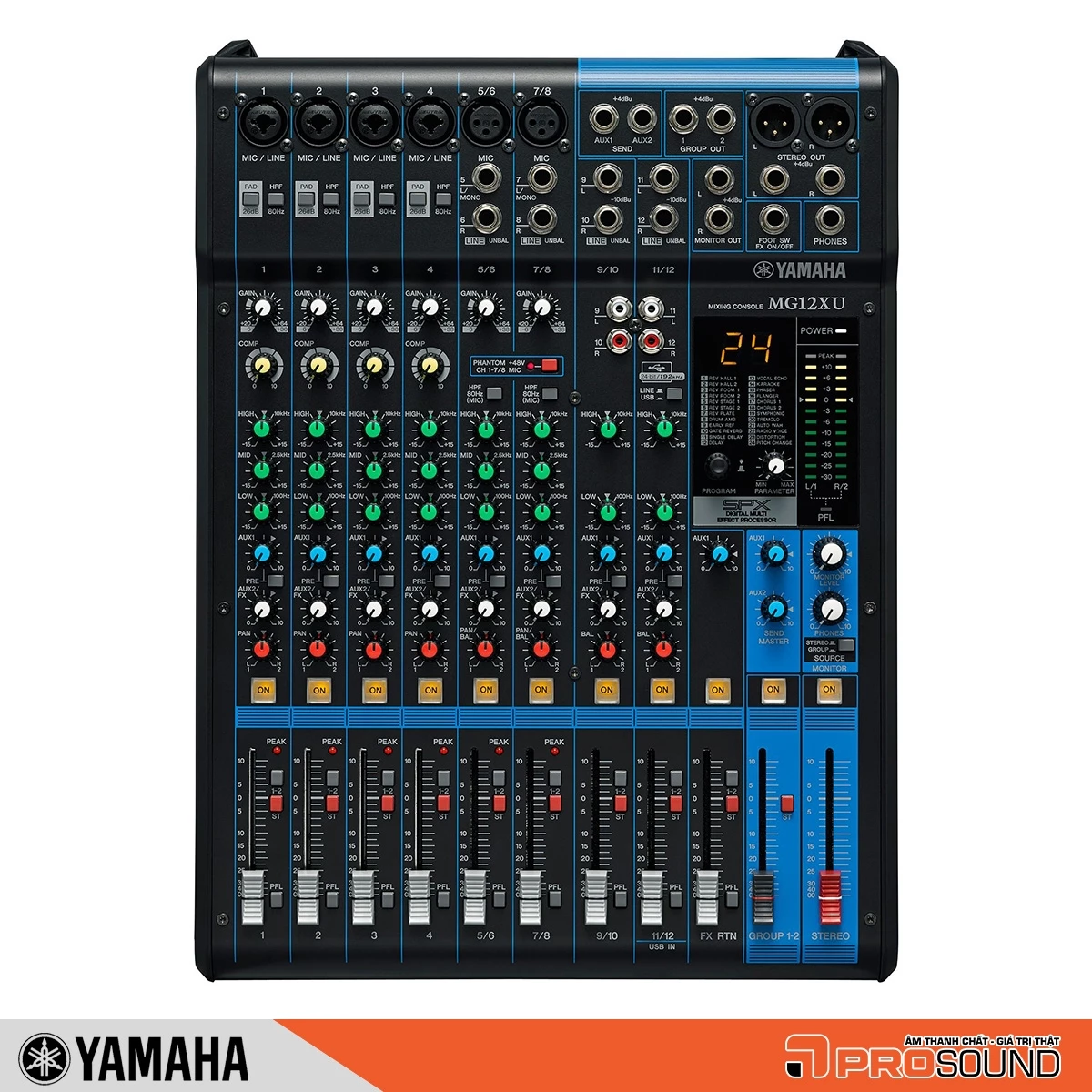 Bàn mixer Yamaha MG12XU