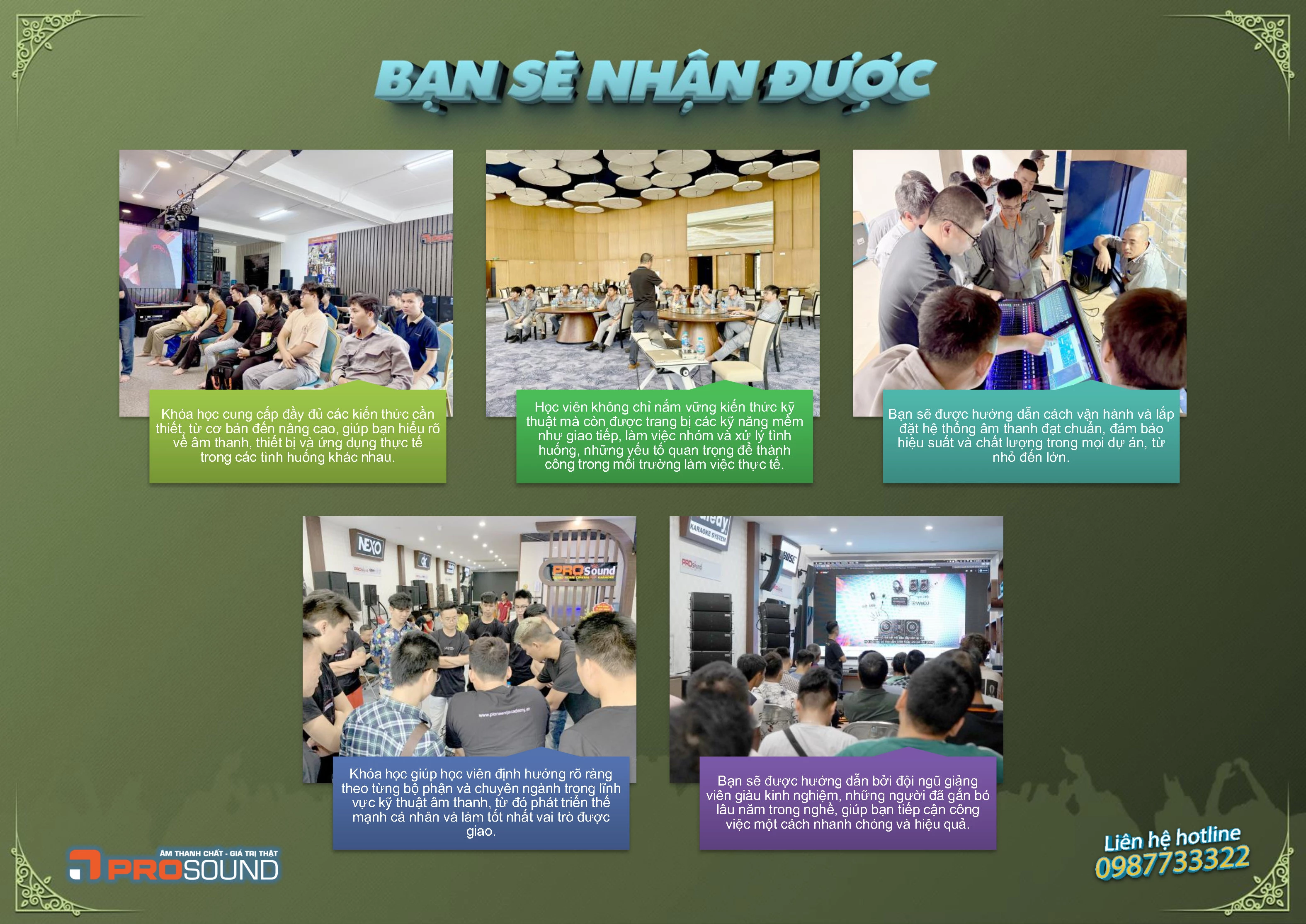 Khóa Học Kỹ Thuật Viên Âm Thanh Chuyên Nghiệp