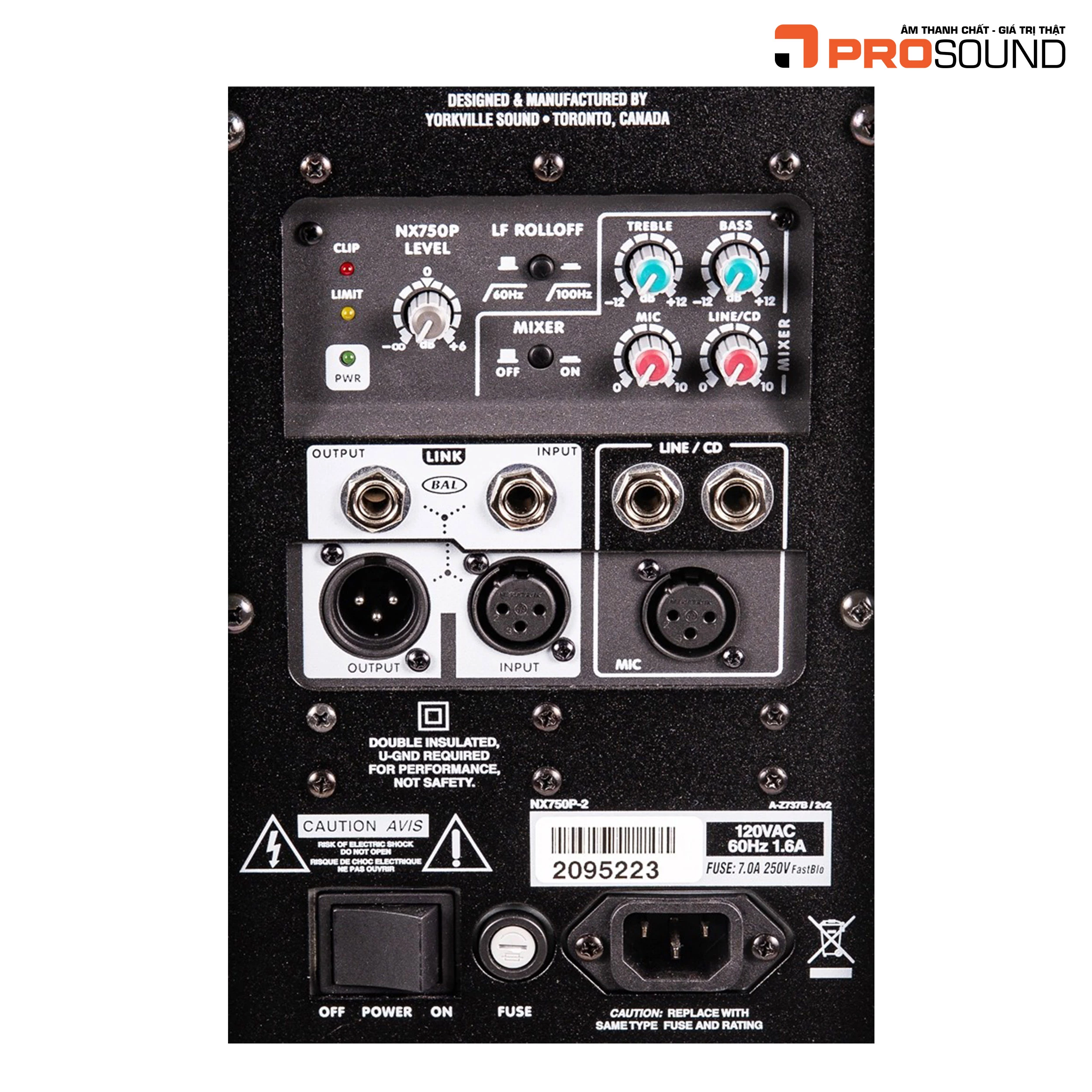 Loa Yorkville NX750P-2