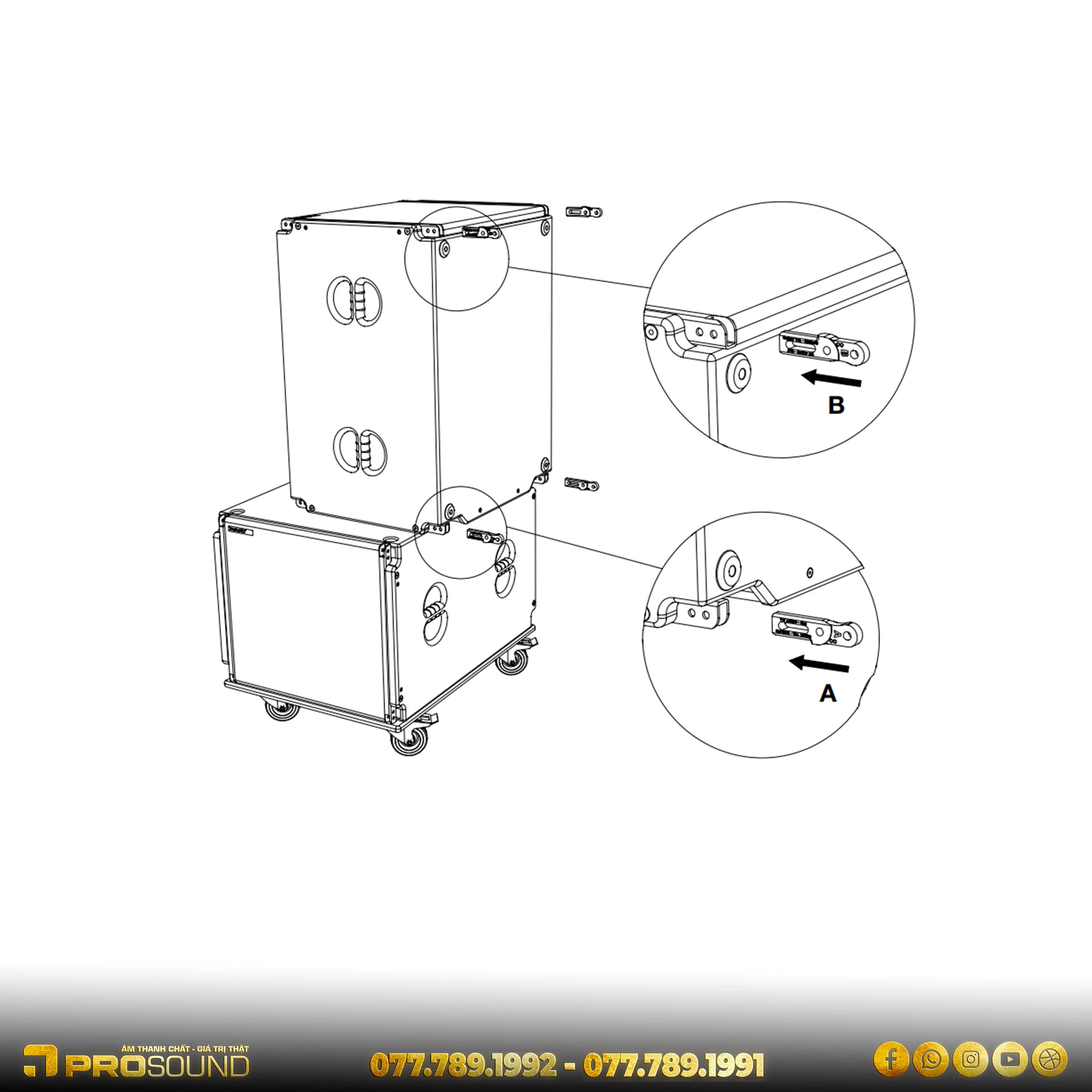 Giá treo TW AUDiO RF600