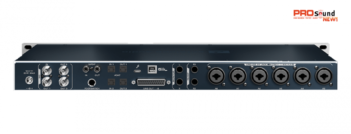 cổng kết nối của Discrete 8 Pro SC