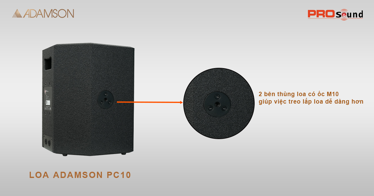 ốc m10 adamson pc10