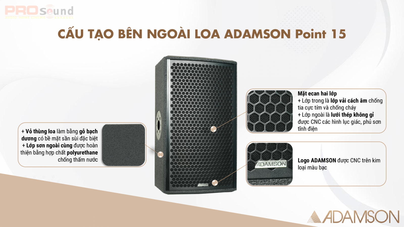 Cấu tạo bên ngoài của ADAMSON Point 15 (1)
