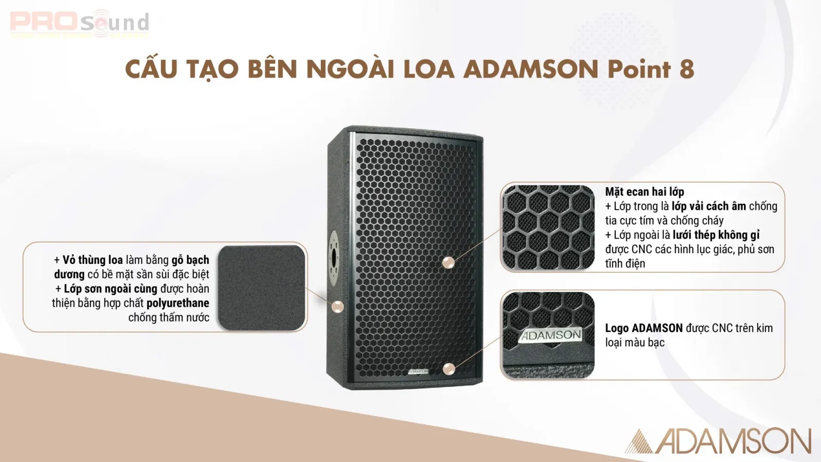 Cấu tạo bên ngoài của ADAMSON Point 8 (1)