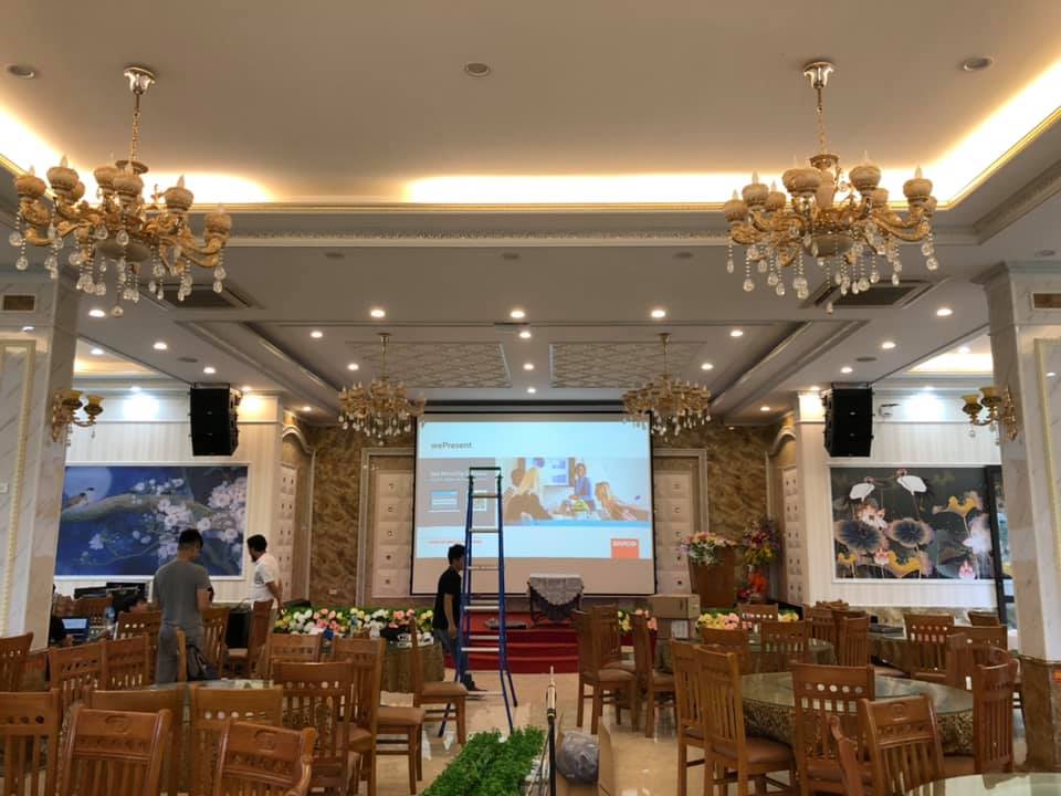lắp đặt loa cao cấp cho tiệc cưới