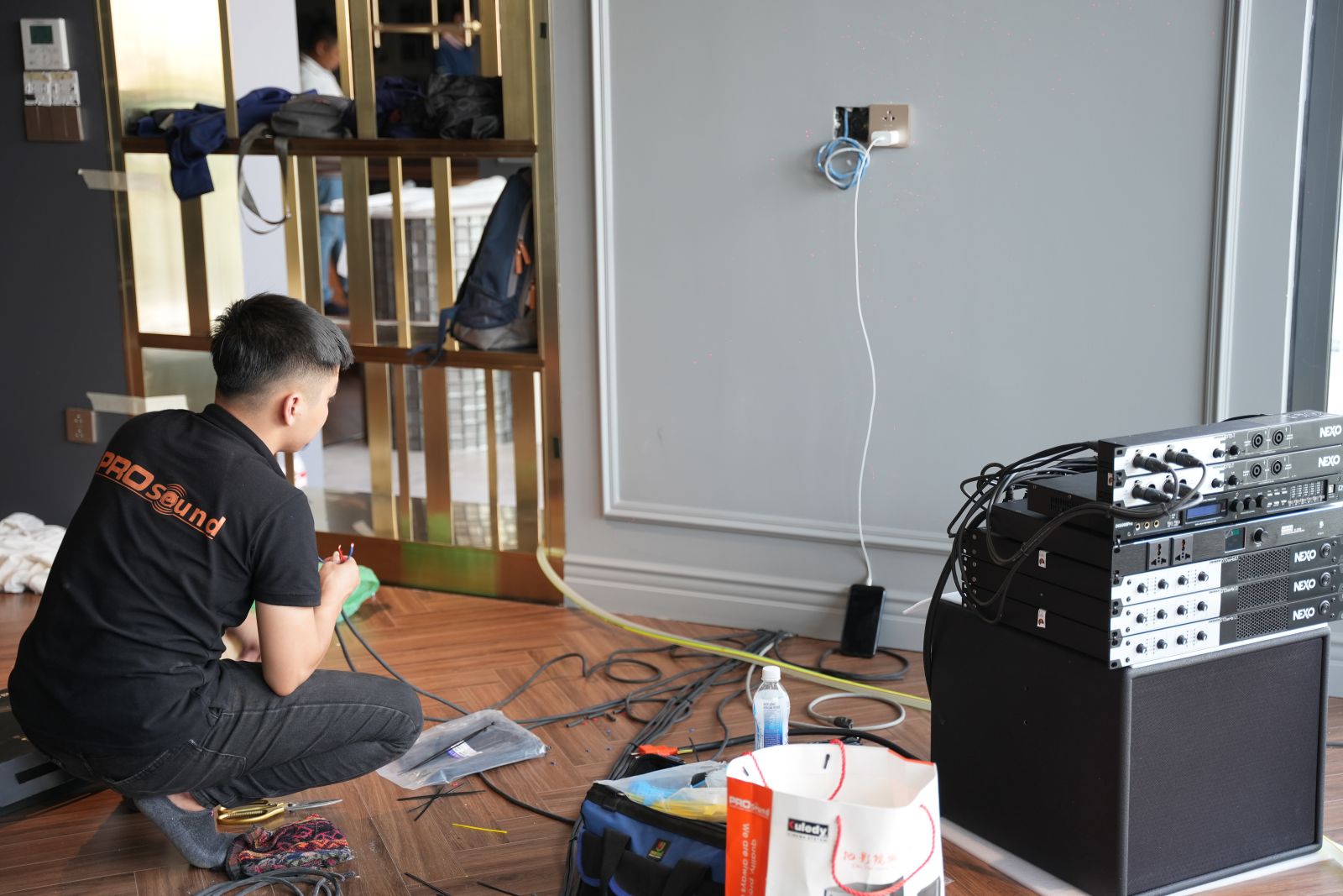 set up hệ thống âm thanh gia đình