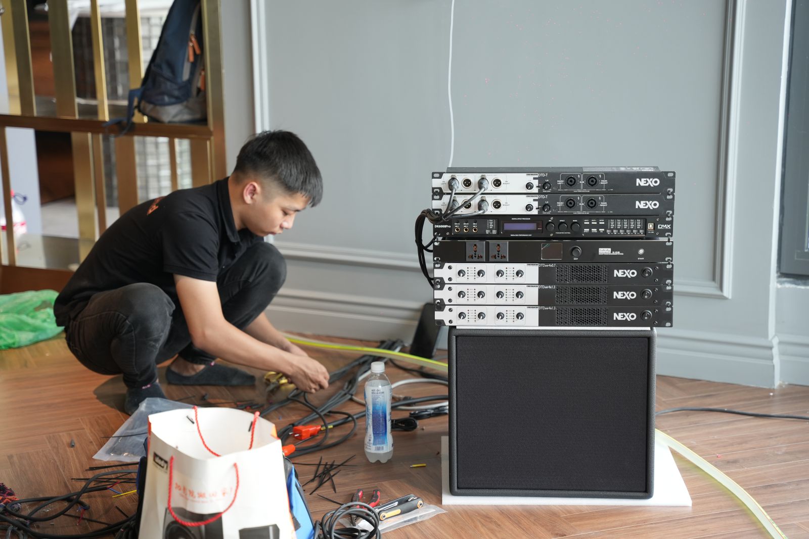 đấu nối các thiết bị loa nexo eps10