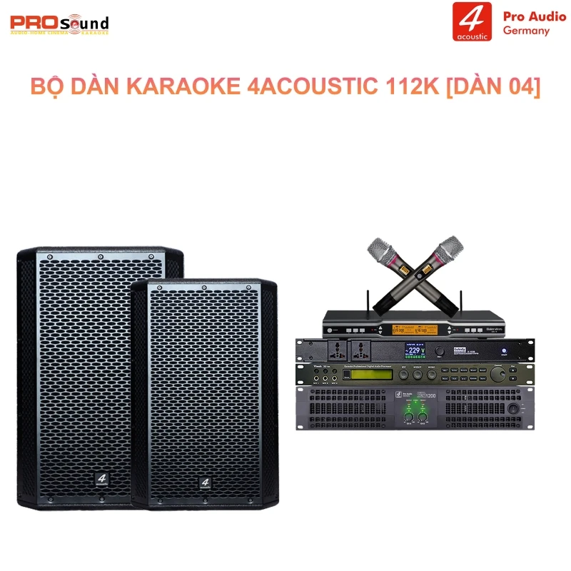 Dàn karaoke gia đình 4Acoustic 112K [Dàn04]
