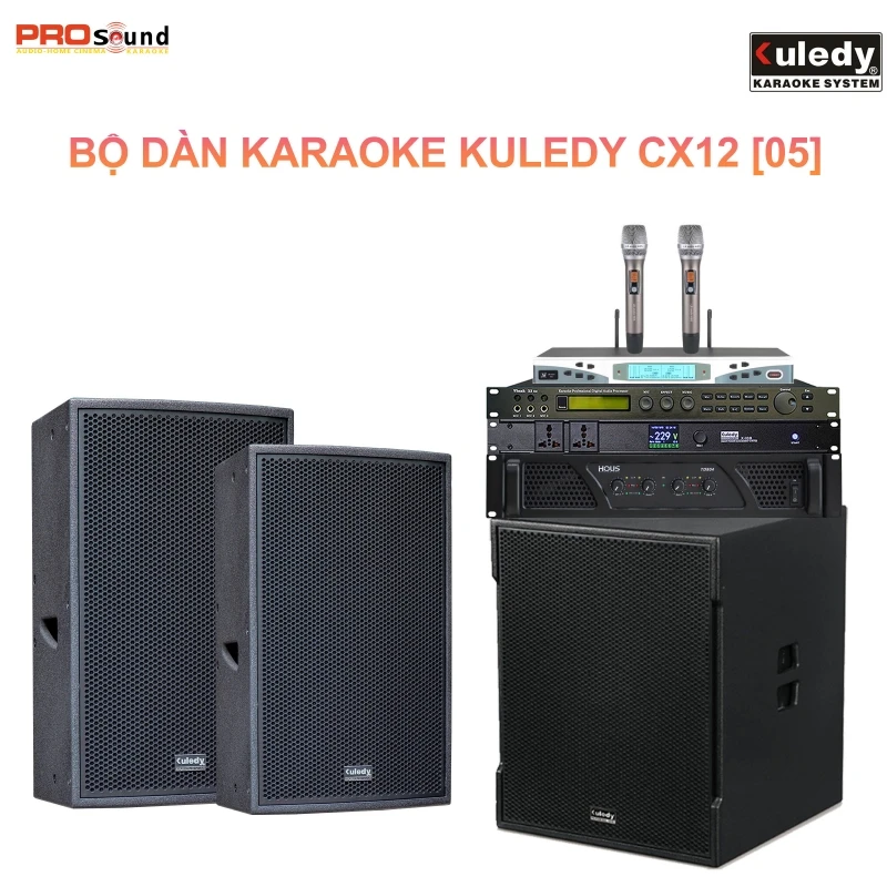 Dàn loa karaoke gia đình giá rẻ Kuledy CX12 [Dàn 05]