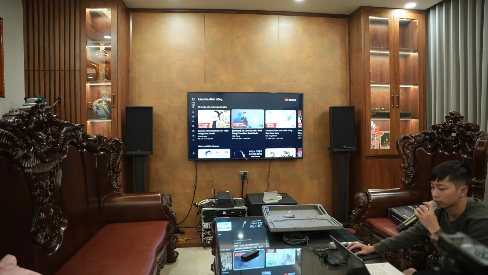 dàn karaoke gia đình tốt được phối ghép