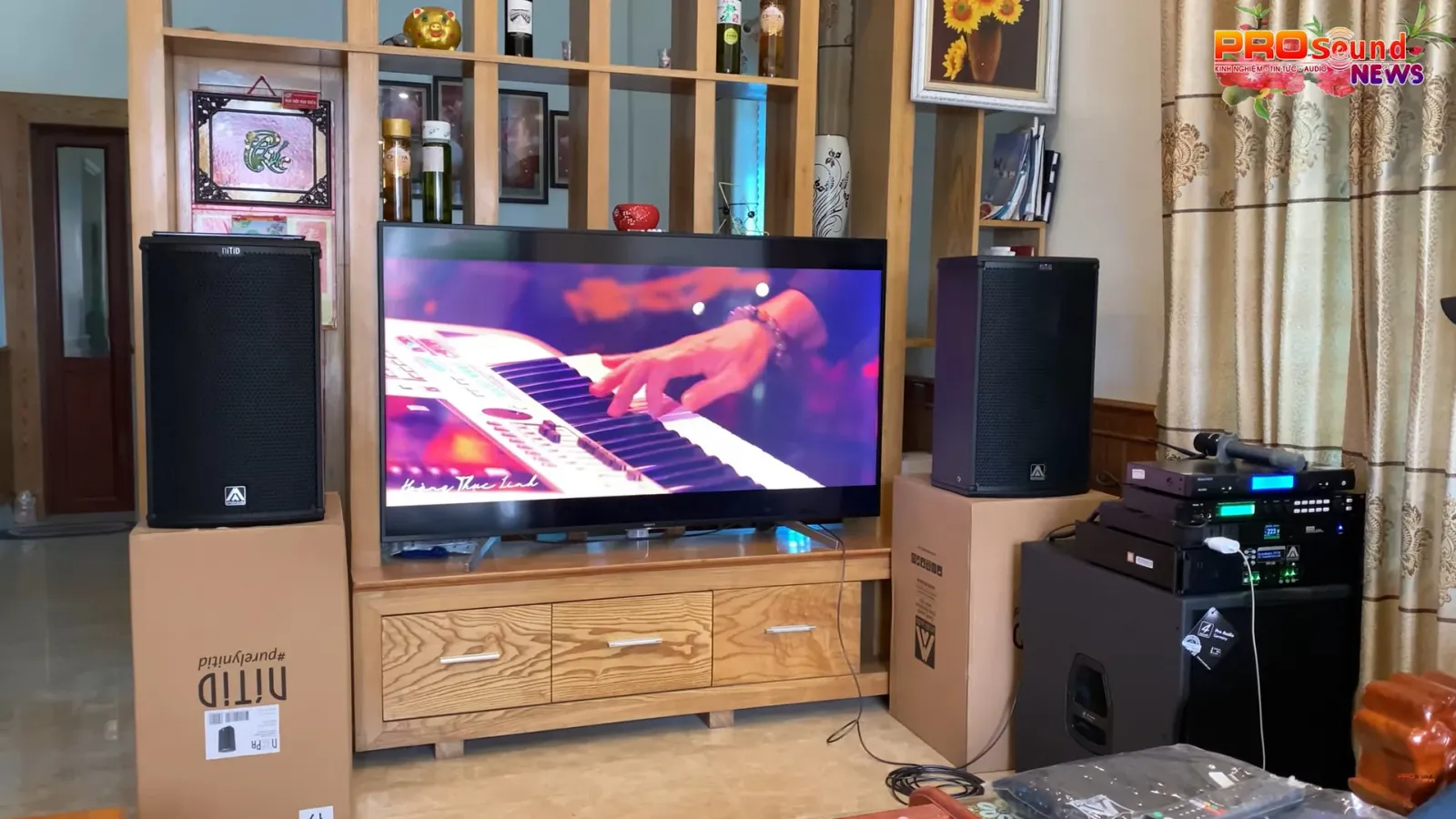 dàn karaoke gia đình hay cho không gian chuyên nghiệp