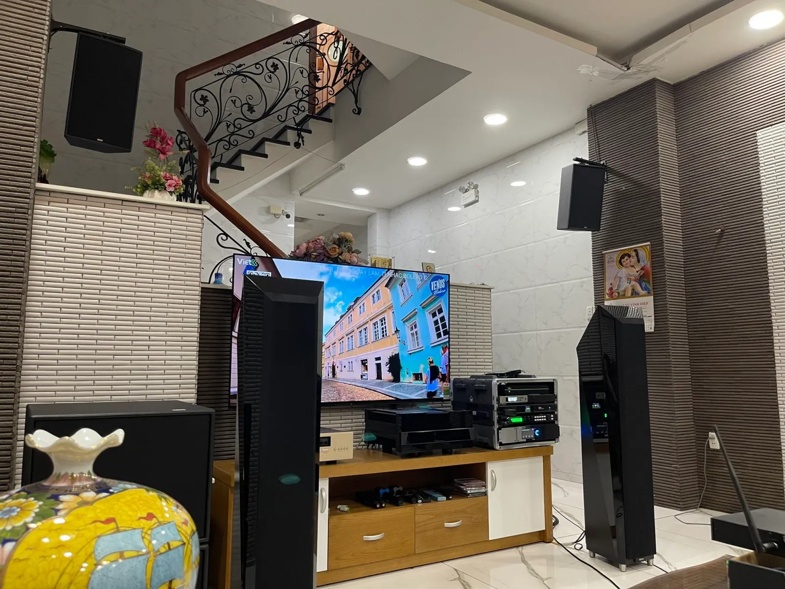 sở hữu dàn karaoke gia đình tốt