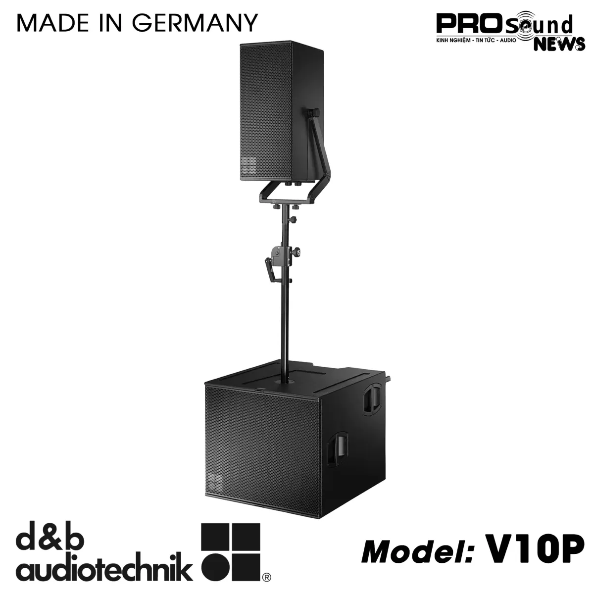 loa chuyên nghiệp d&b được lắp đặt cho không gian  