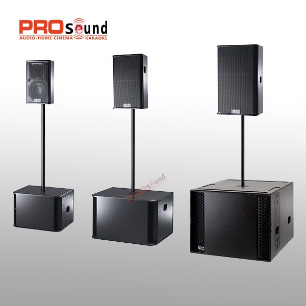 loa hát karaoke chuyên nghiệp được lắp đặt cho không gian