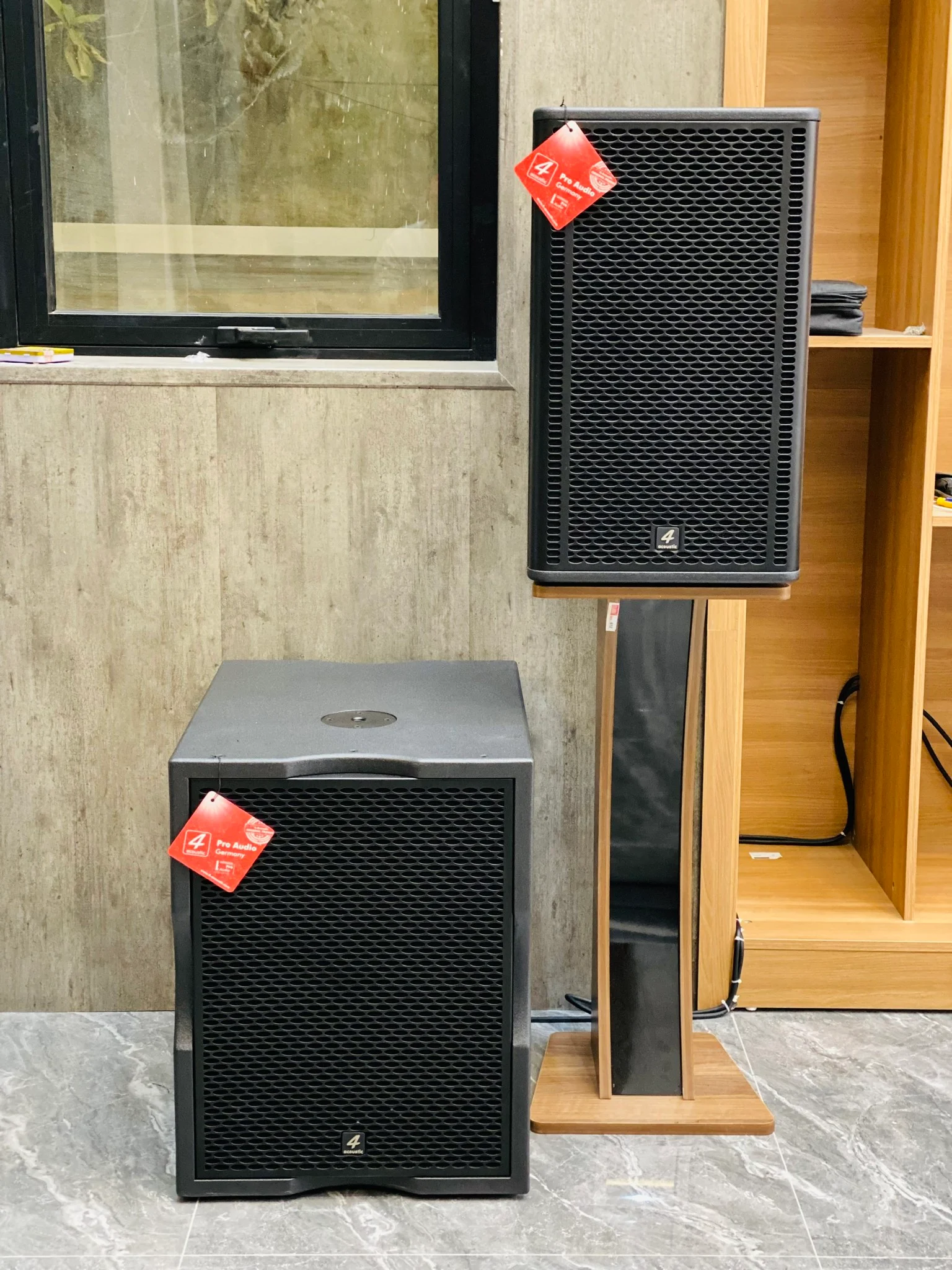 Loa 4Acoustic SI12 và Loa subwoofer 4Acoustic 115BQ