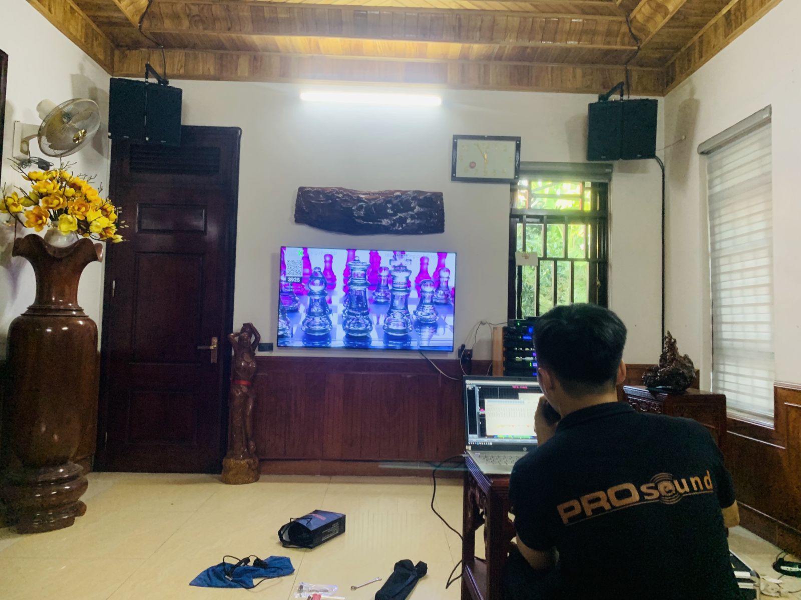 lắp đặt hệ thống âm thanh gia đình cao cấp