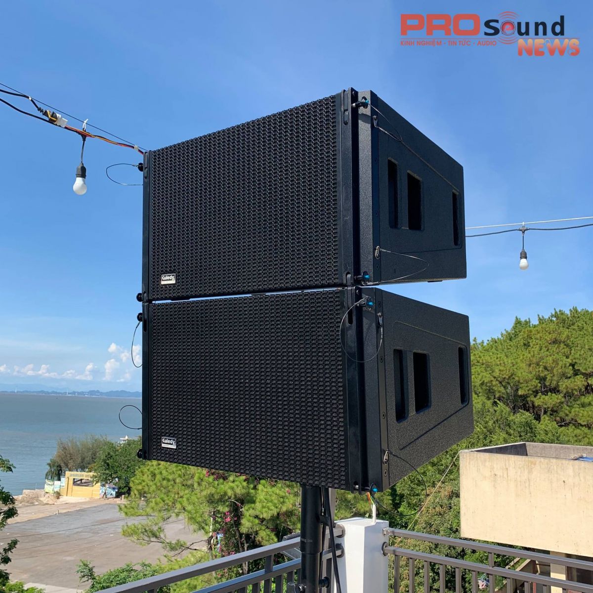 loa line array được ứng dụng trong các công trình 