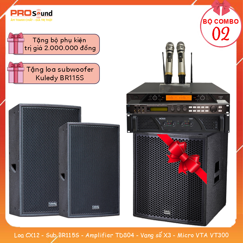 bộ combo kuledy cx12 sub br115s