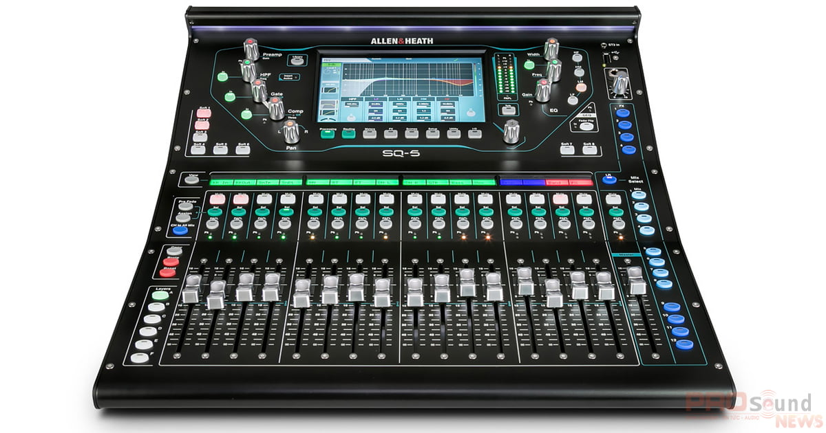 các chức năng Mixer Allen&Heath SQ-5