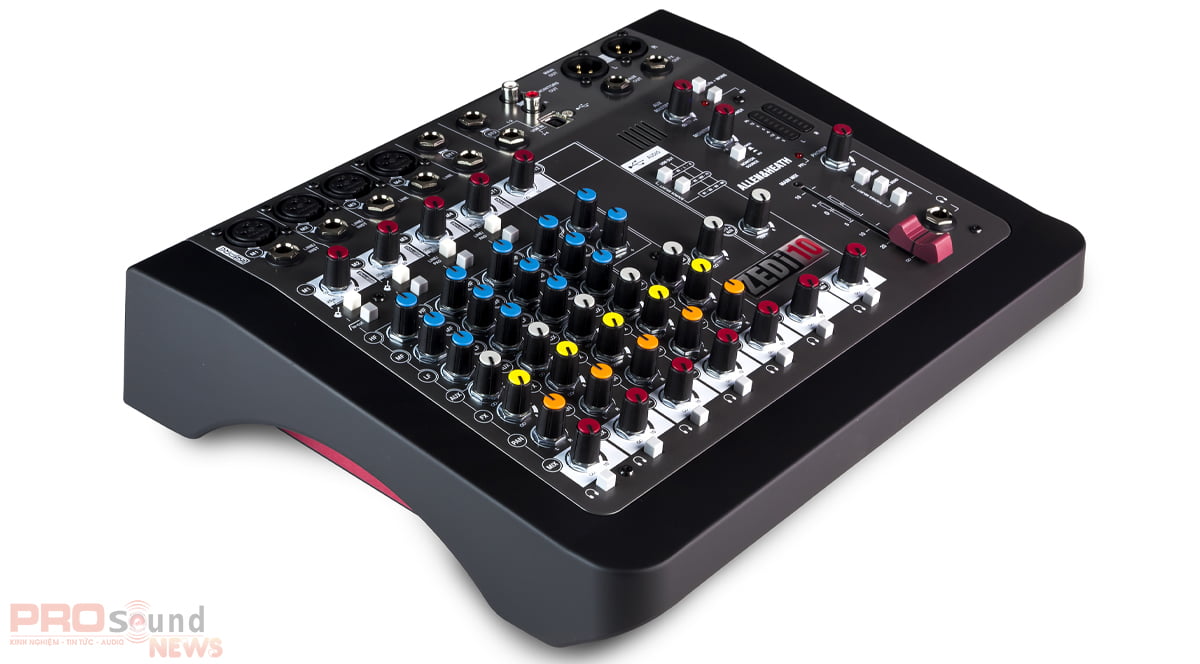 chỉnh âm thanh bằng Mixer Allen Heath ZEDi-10