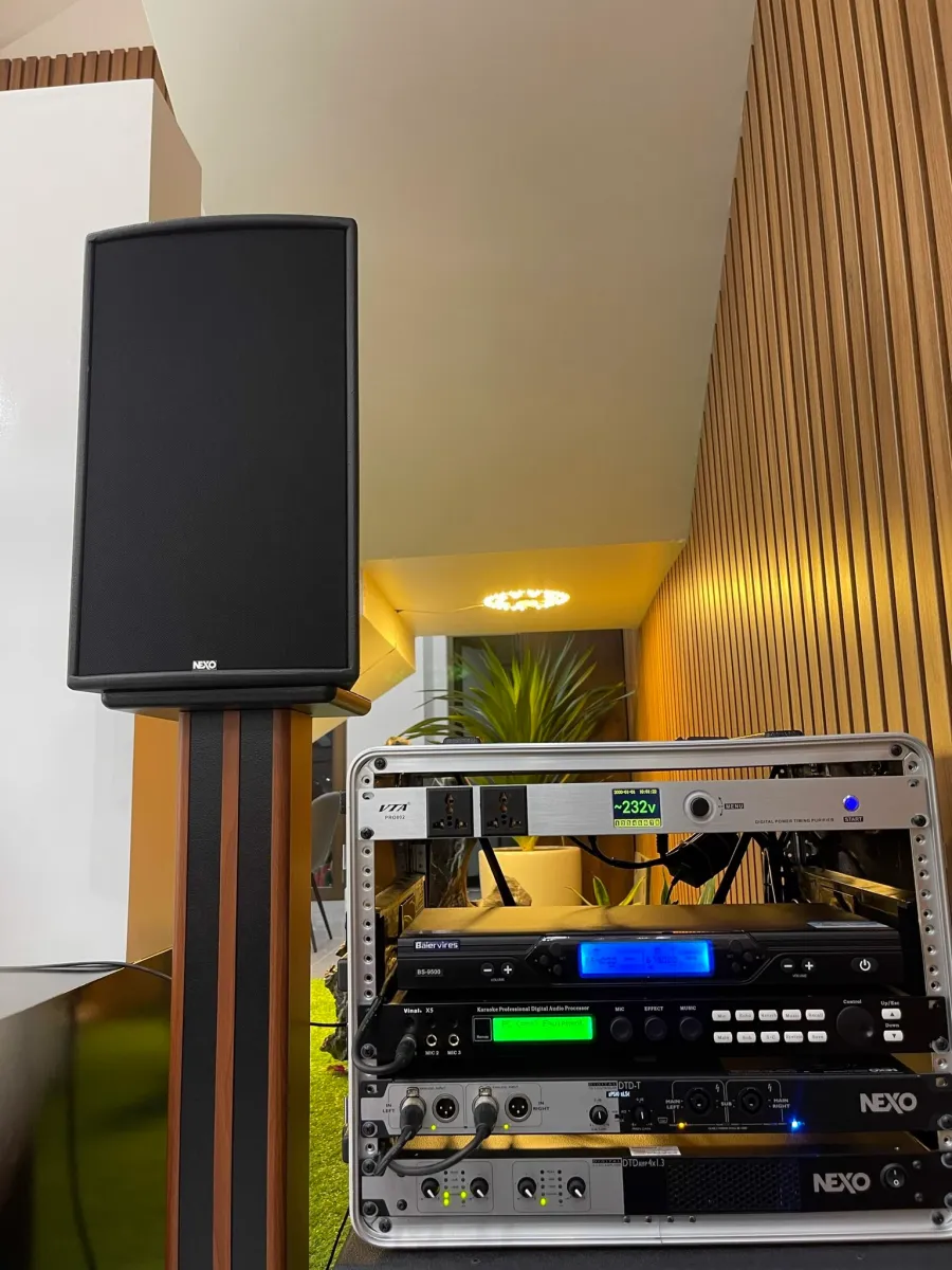 Cục Đẩy 1U Nexo DTD AMP 4X1-3 được sử dụng trong hệ thống âm thanh
