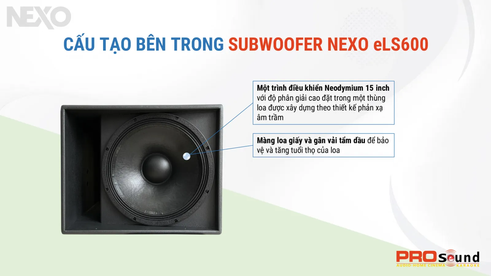 bên trong loa nexo els600