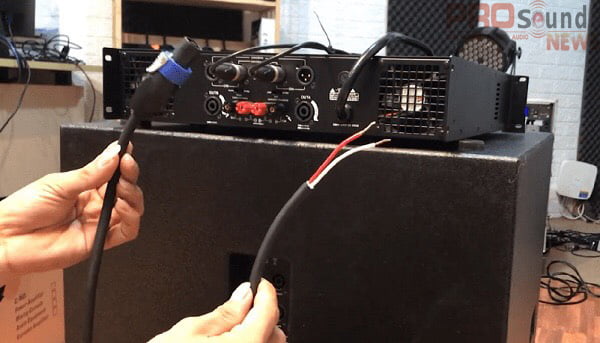 Cách đấu loa sub vào amplifier bằng dây nối 1 đầu speaken
