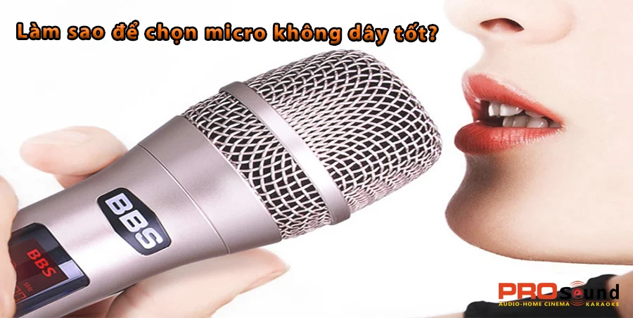  Những thông số cần lưu ý khi chọn mua micro karaoke không dây 