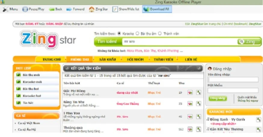 Winamp với trình cắm thêm CDG
