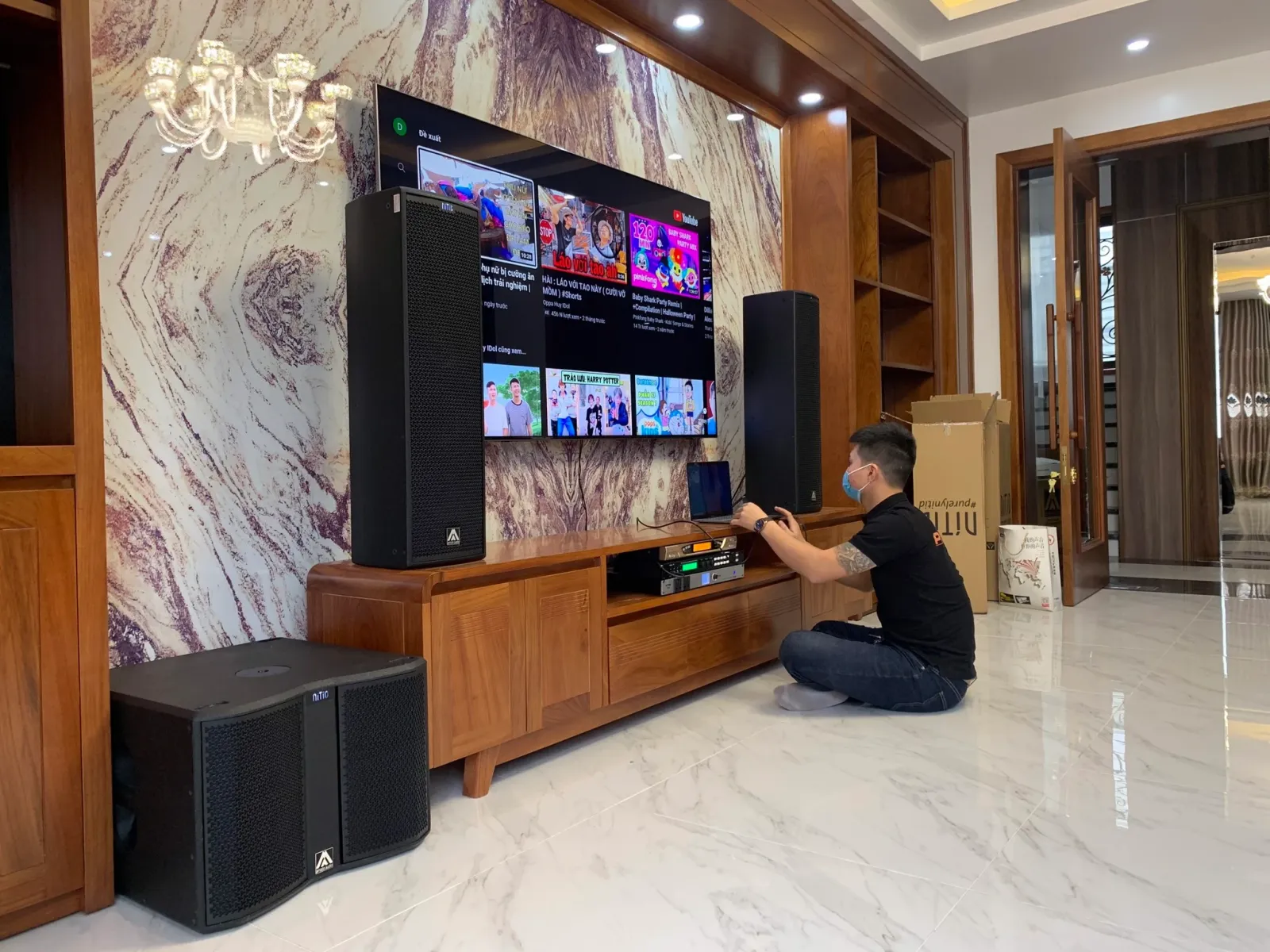 dàn âm thanh karaoke