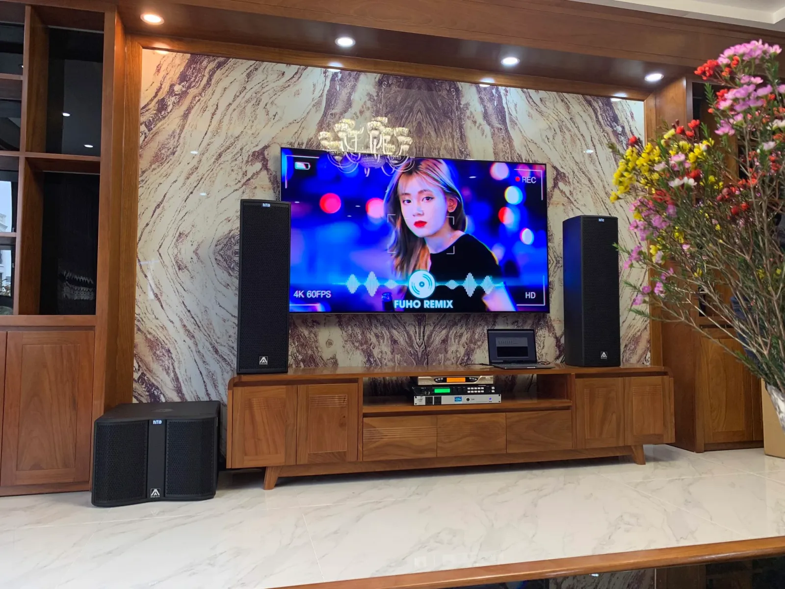 dàn âm thanh karaoke gia đình