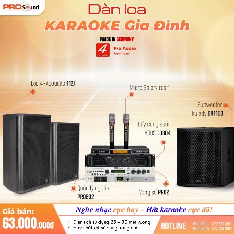 4-Acoustic (Made in Germany) - Hơn 1000 bộ bán ra