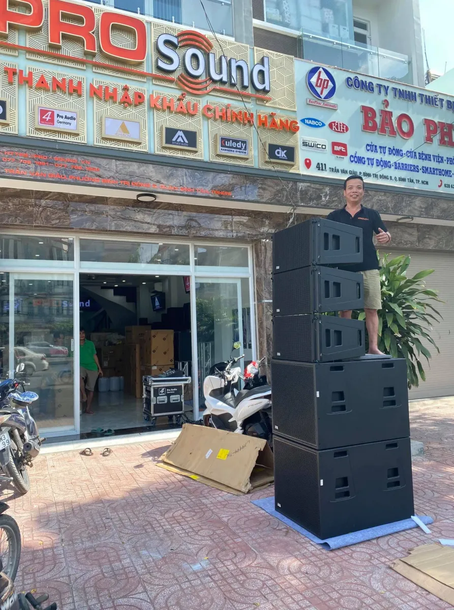 Showroom Prosound Hồ Chí Minh đang tích cực hoàn thiện những khâu cuối cùng
