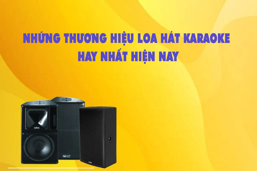 Tuyển Tập Những Dòng Loa Hát Karaoke Hay Nhất Hiện Nay