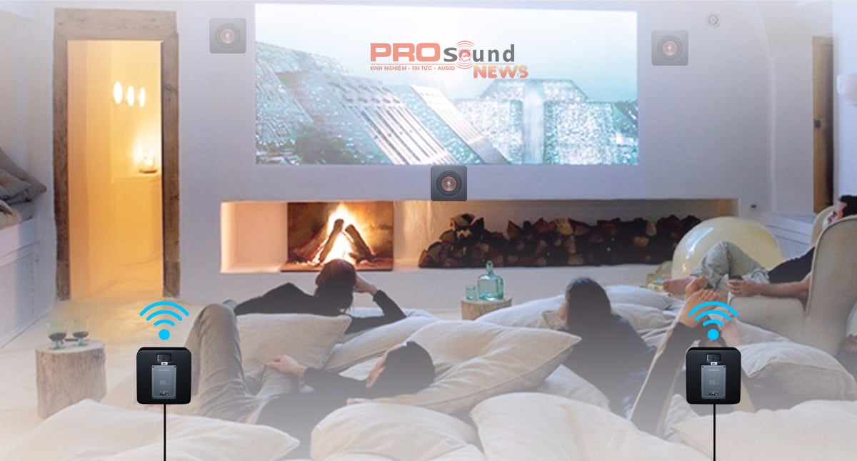 Bố trí hệ thống loa cinema