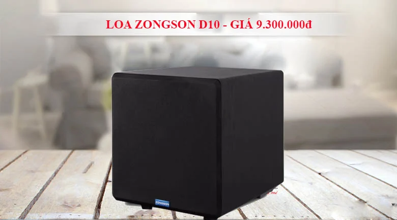 Loa sub Zongson D10 - giá tham khảo 9.300.000đ