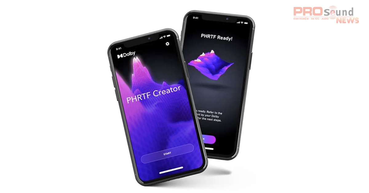 Ứng dụng Dolby PHRTF Creator