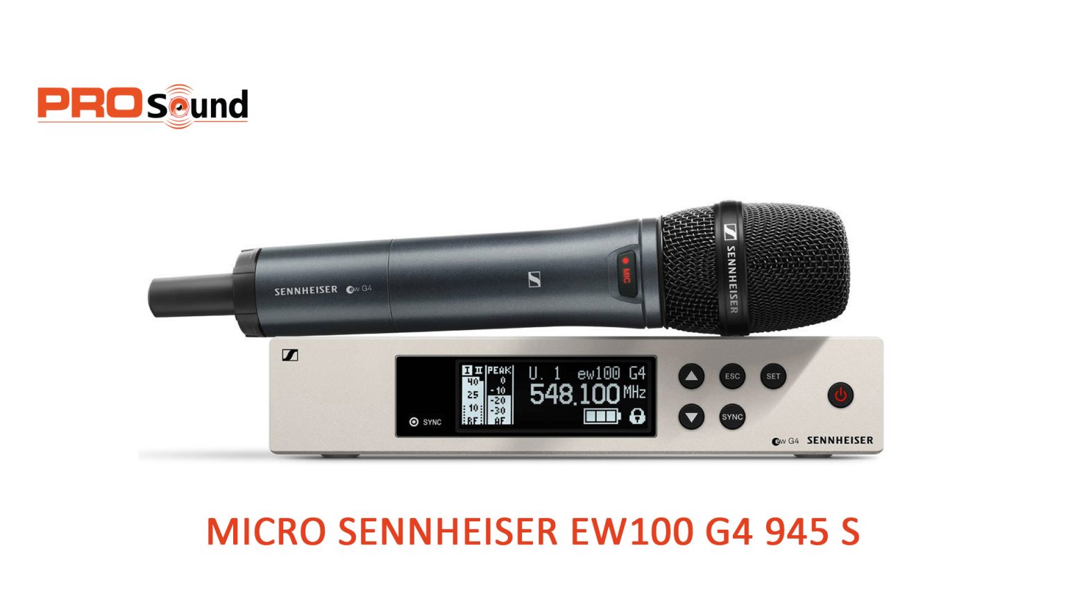 Micro Sennheiser EW100 G4 945 S