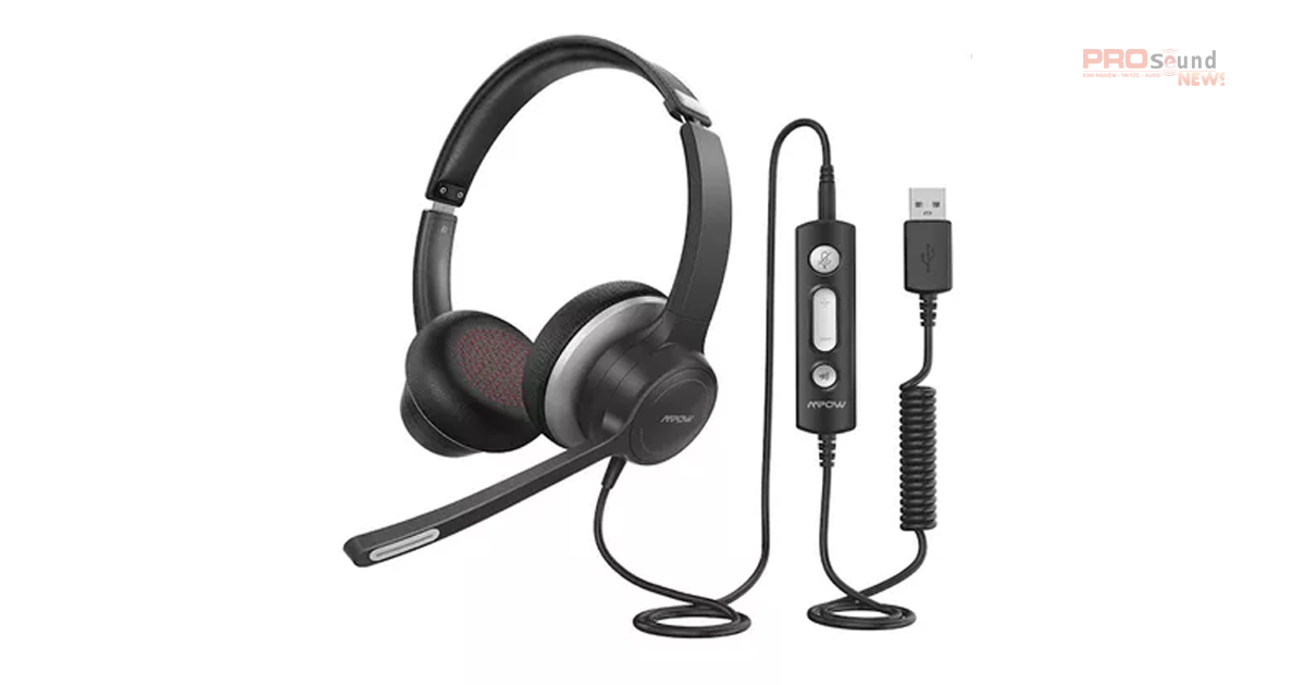 Tai nghe USB Mpow HC6 với Mic