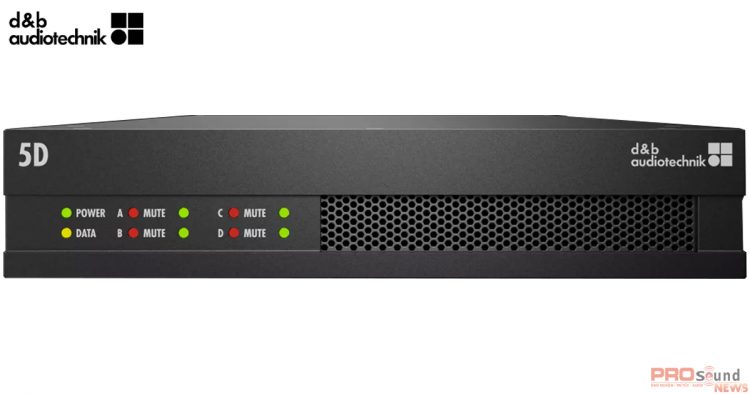 d&b audiotechnik giới thiệu Bộ khuếch đại 5D