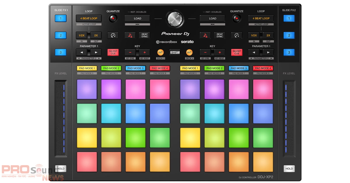 các chức năng chỉnh của Pioneer DDJ XP2