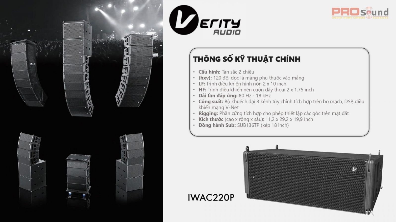 Verity Audio IWAC220P