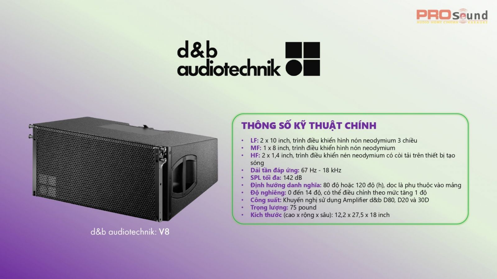 d&b audiotechnik V-Series